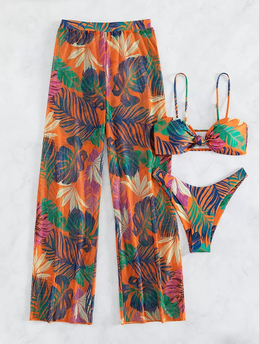 Conjunto Praia Tropical Breeze 3 Peças