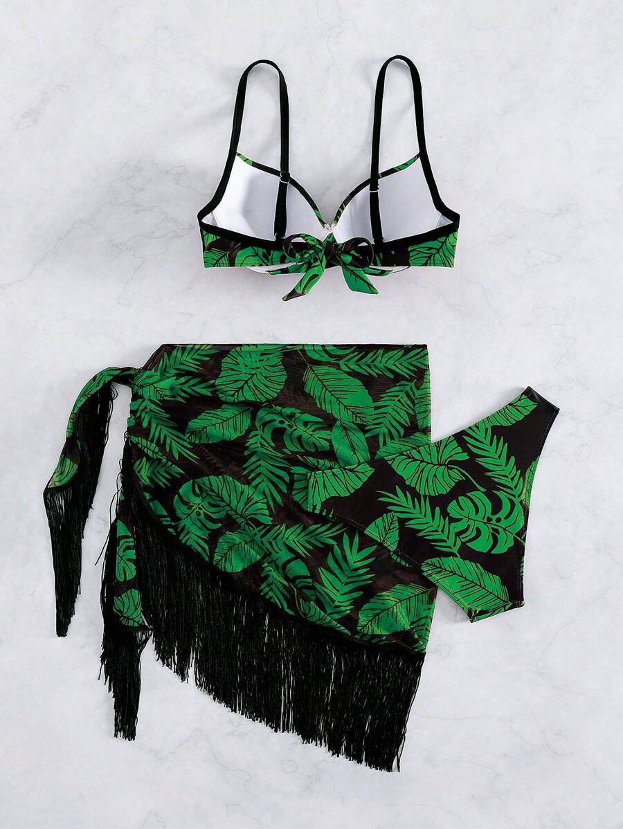 Conjunto Praia Selva Chic 3 Peças