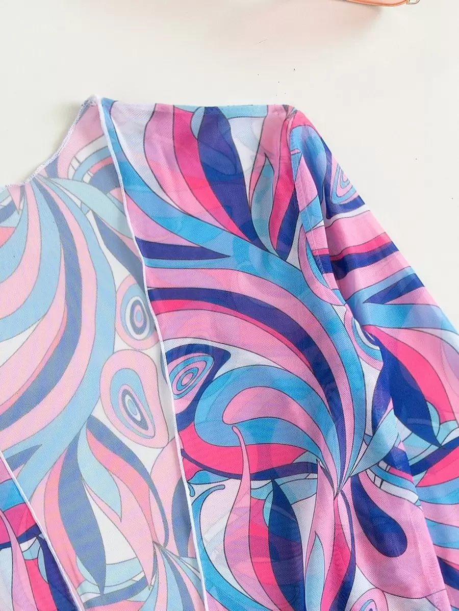 Conjunto 3 Peças Azul Geométrico