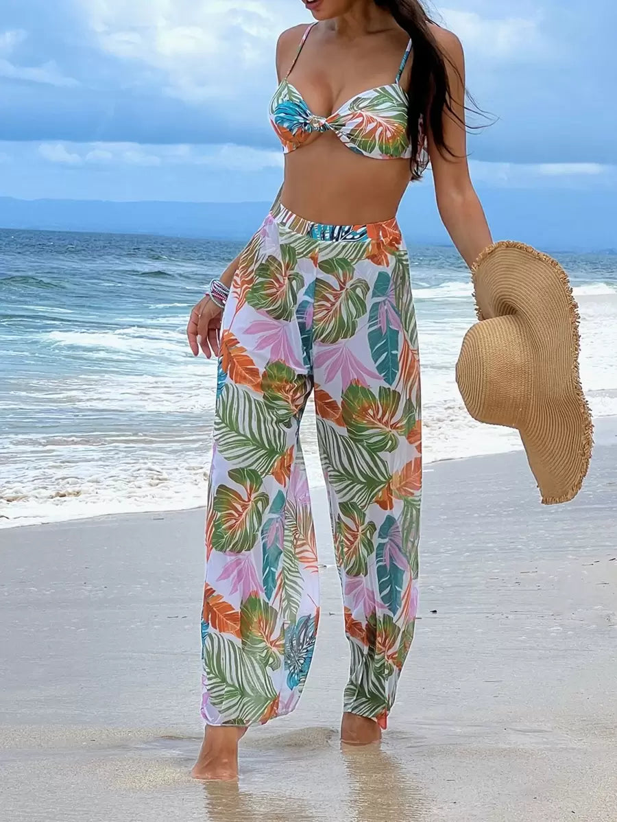 Conjunto Praia Tropical Breeze 3 Peças