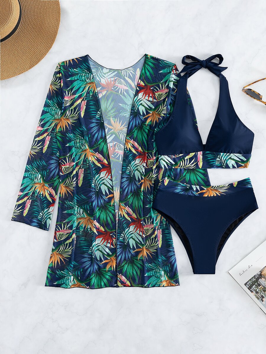 Conjunto Praia Tropicália 3 Peças