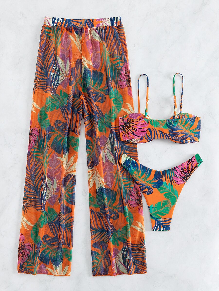 Conjunto Praia Tropical Breeze 3 Peças