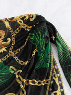 Maiô Estilo Barroco com Estampa Luxo