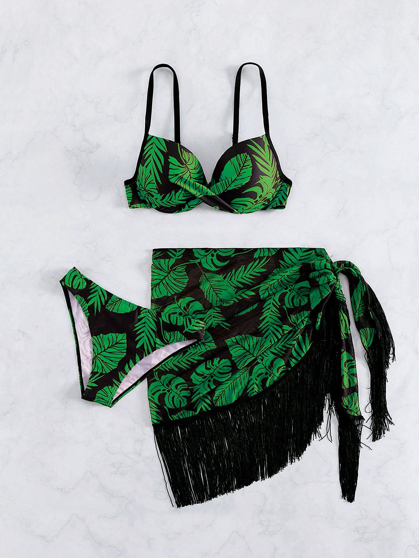 Conjunto Praia Selva Chic 3 Peças