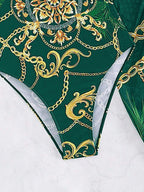 Maiô Estilo Barroco com Estampa Luxo