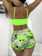 Conjunto Praia Hibisco 3 Peças