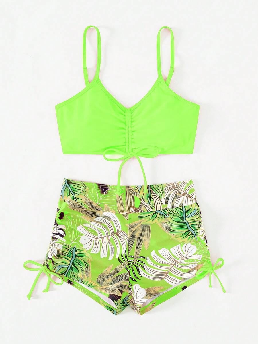 Conjunto Praia Hibisco 3 Peças