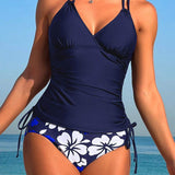 Biquíni Tankini Floral Havaiano