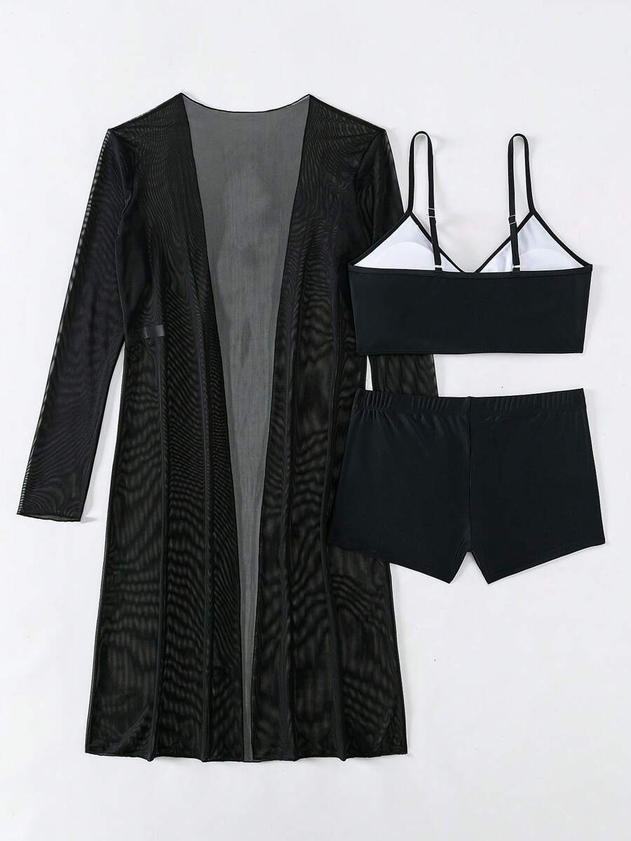 Conjunto 3 Peças Azul Geométrico