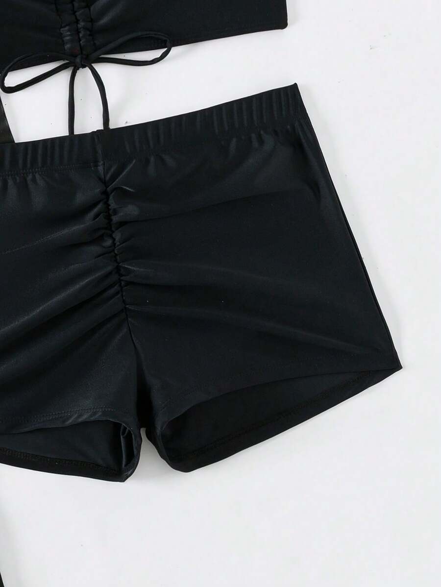 Conjunto 3 Peças Azul Geométrico