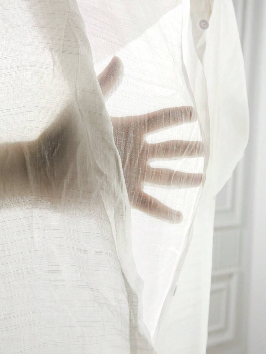 Saída de Praia Longa Camisa Aberta