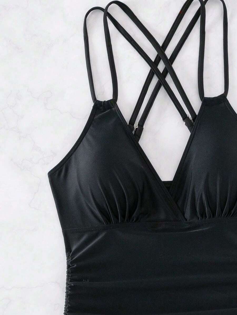 Biquíni Tankini Floral Havaiano