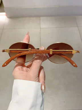 Óculos de Sol Oval Retrô