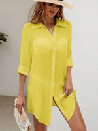 Saída de Praia Camisa Lisa Leve