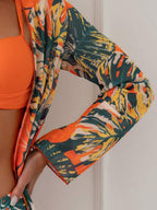 Conjunto Biquíni com Saída Estampada Solar 3 Peças