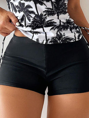 Tankini Black Palms
