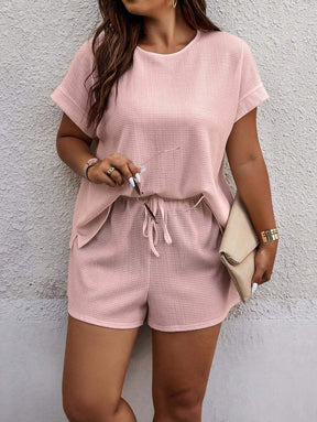 Conjunto Feminino Casual em Tecido Texturizado