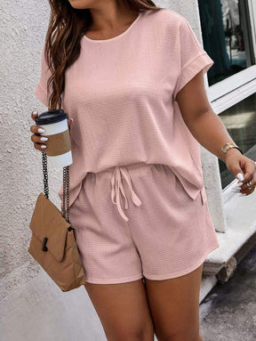 Conjunto Feminino Casual em Tecido Texturizado