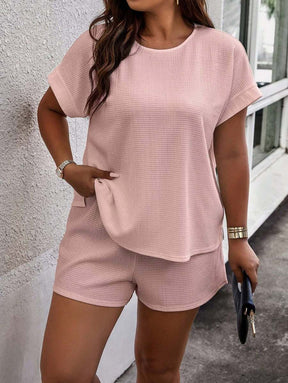 Conjunto Feminino Casual em Tecido Texturizado