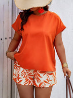Conjunto Feminino Casual em Tecido Texturizado