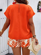 Conjunto Feminino Casual em Tecido Texturizado