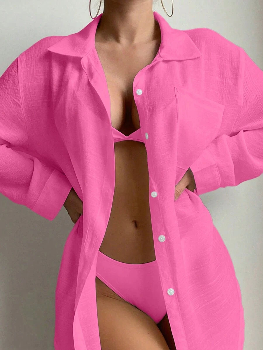 Saída de Praia Camisa Serenity