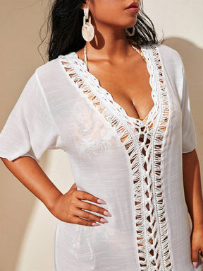 Saída de Praia Glamour Trançado
