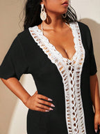 Saída de Praia Glamour Trançado