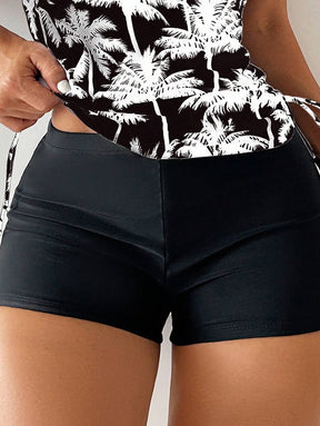 Tankini Black Palms