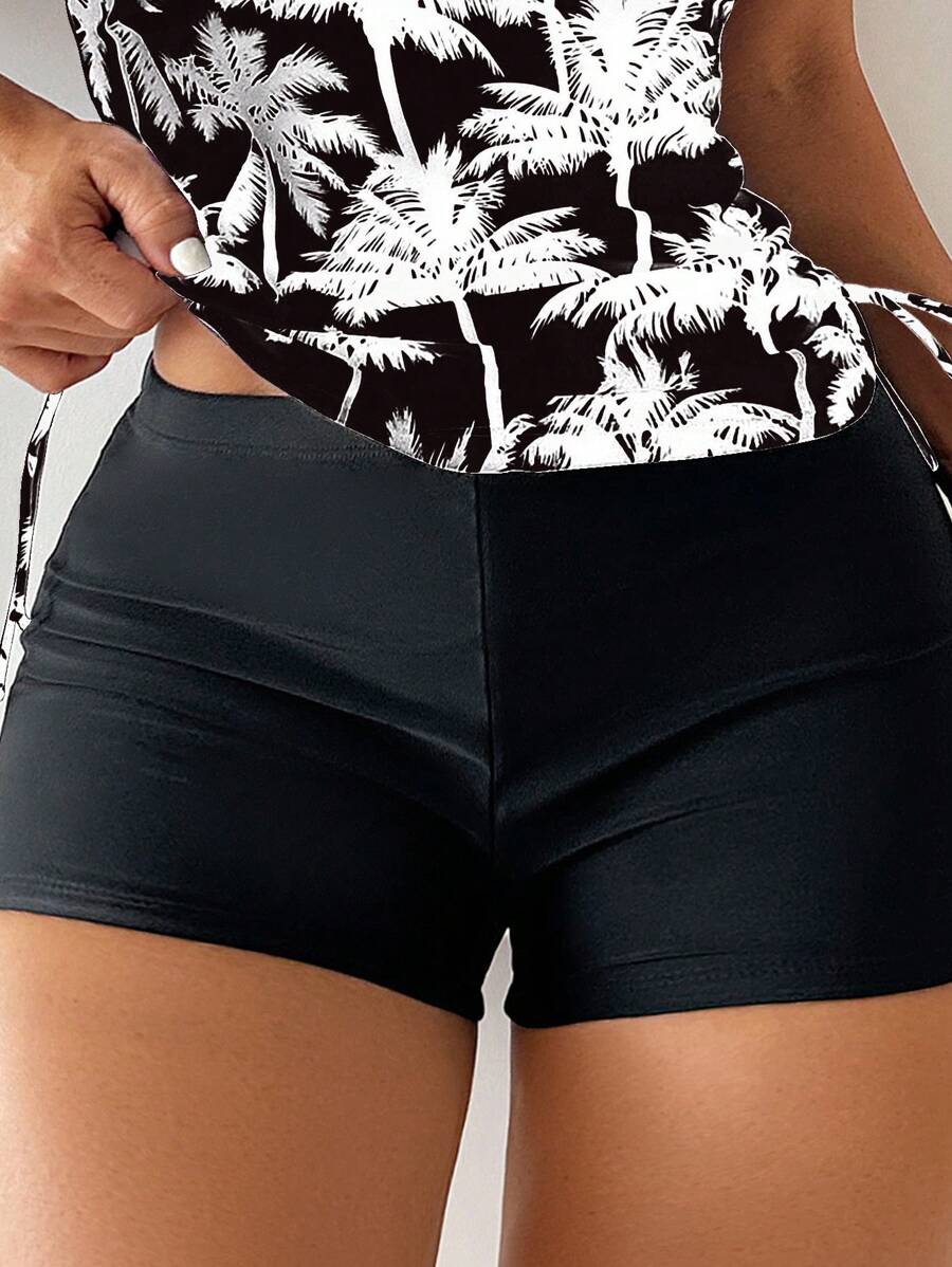 Tankini Black Palms