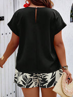 Conjunto Feminino Casual em Tecido Texturizado