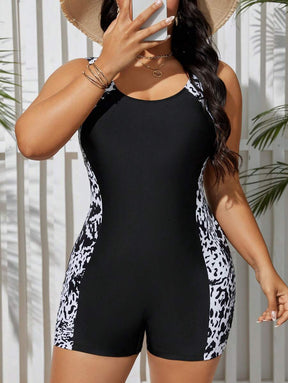 Maiô Shorts Modelador Plus Size