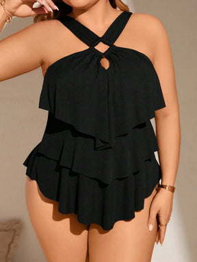 Maiô Babado Elegance Plus Size