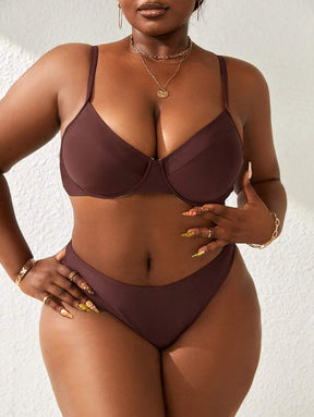 Biquíni Basic Cintura Alta Plus Size