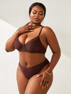 Biquíni Basic Cintura Alta Plus Size