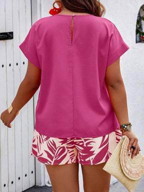 Conjunto Feminino Casual em Tecido Texturizado