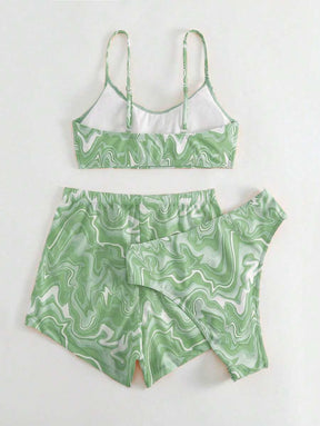Conjunto Praia Ondas 3 Peças