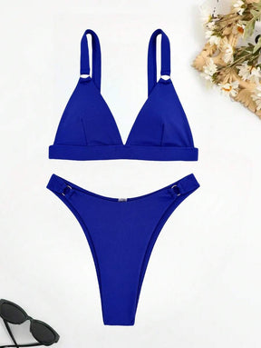 Biquíni Minimalista com Fecho Frontal