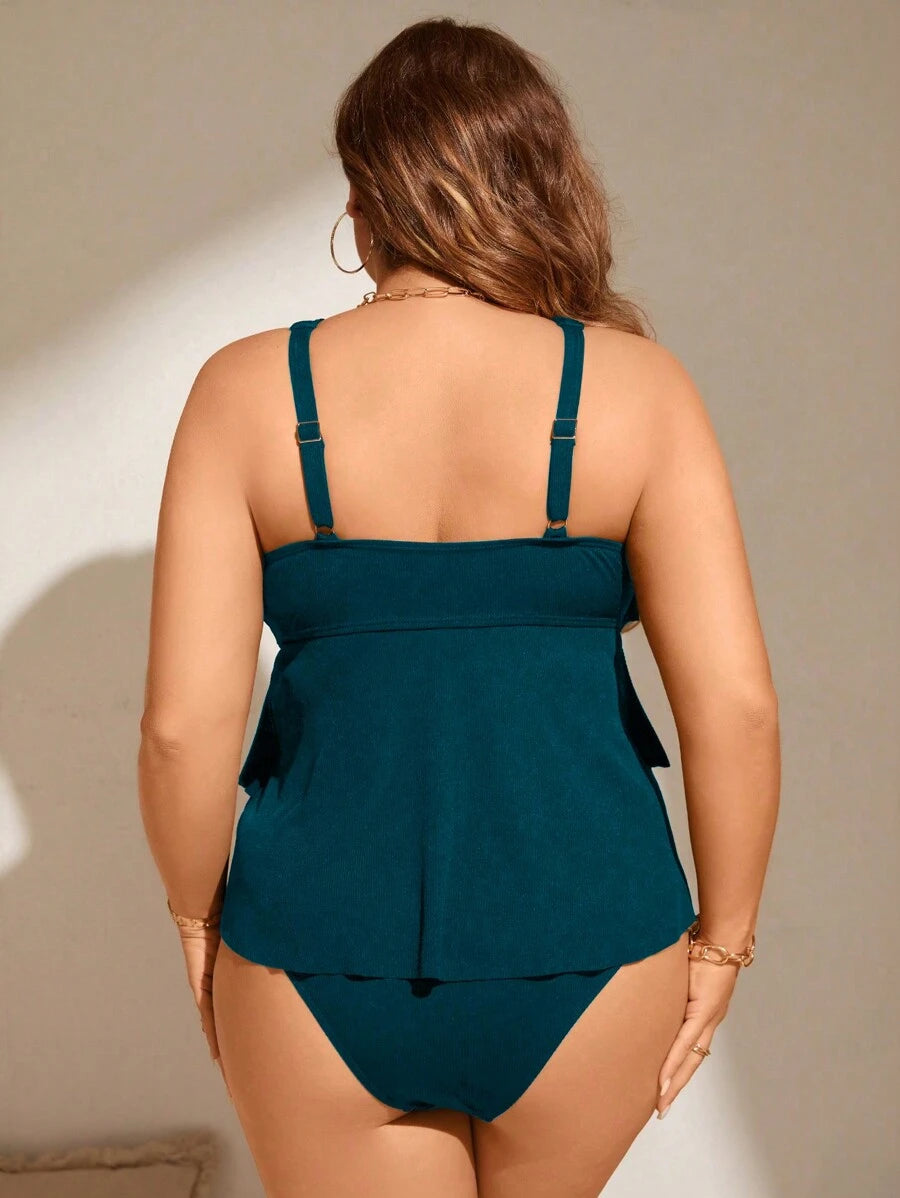 Maiô Babado Elegance Plus Size