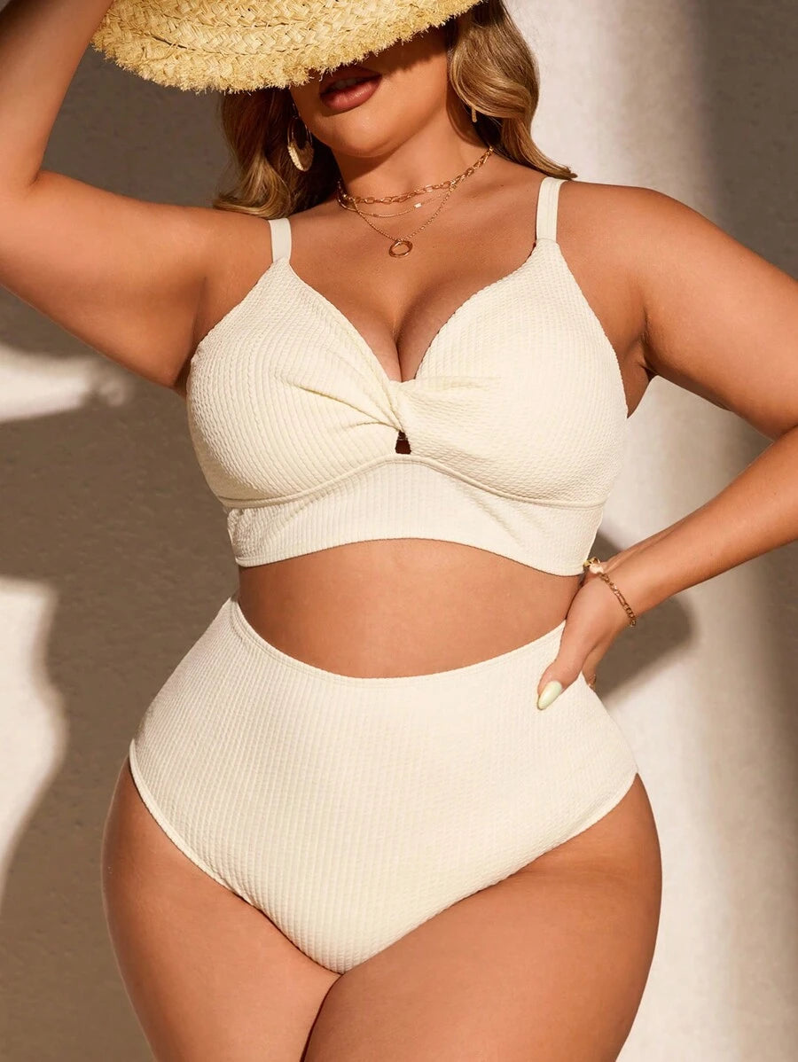 Biquíni Cintura Alta Plus Size