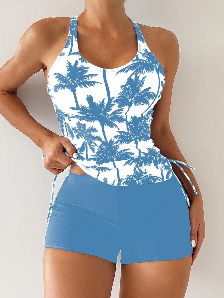 Tankini Black Palms