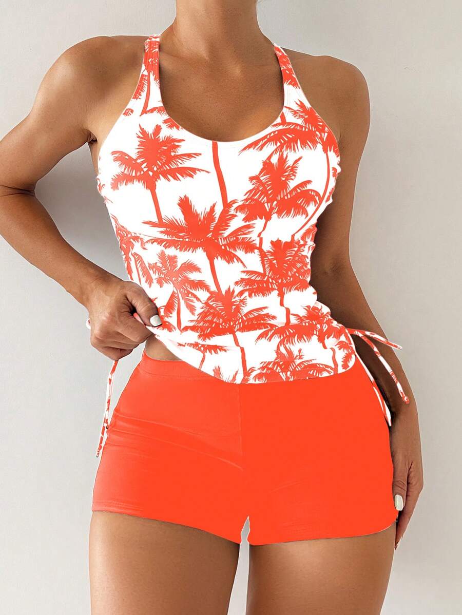Tankini Black Palms