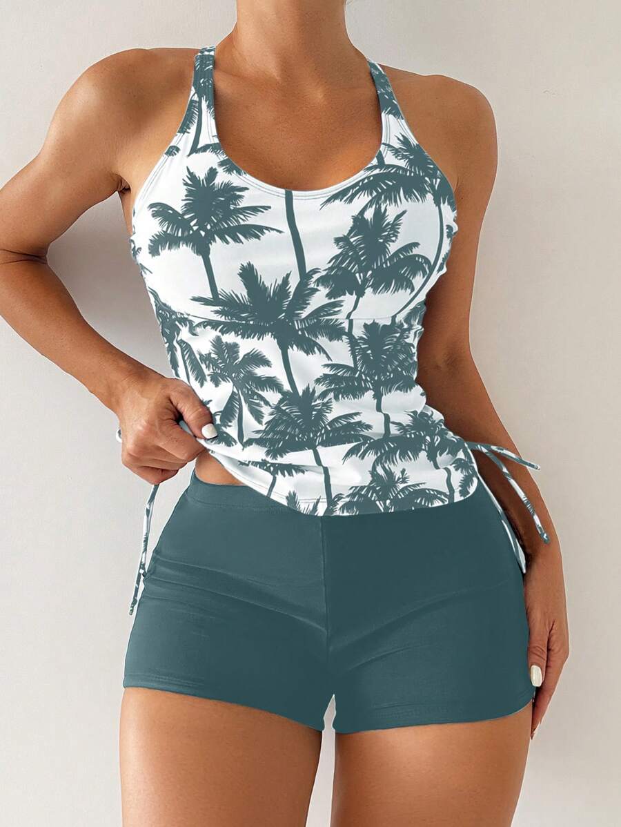 Tankini Black Palms