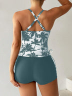 Tankini Black Palms