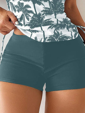 Tankini Black Palms
