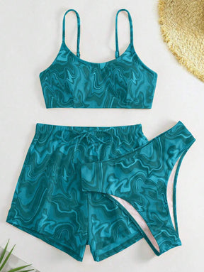 Conjunto Praia Ondas 3 Peças