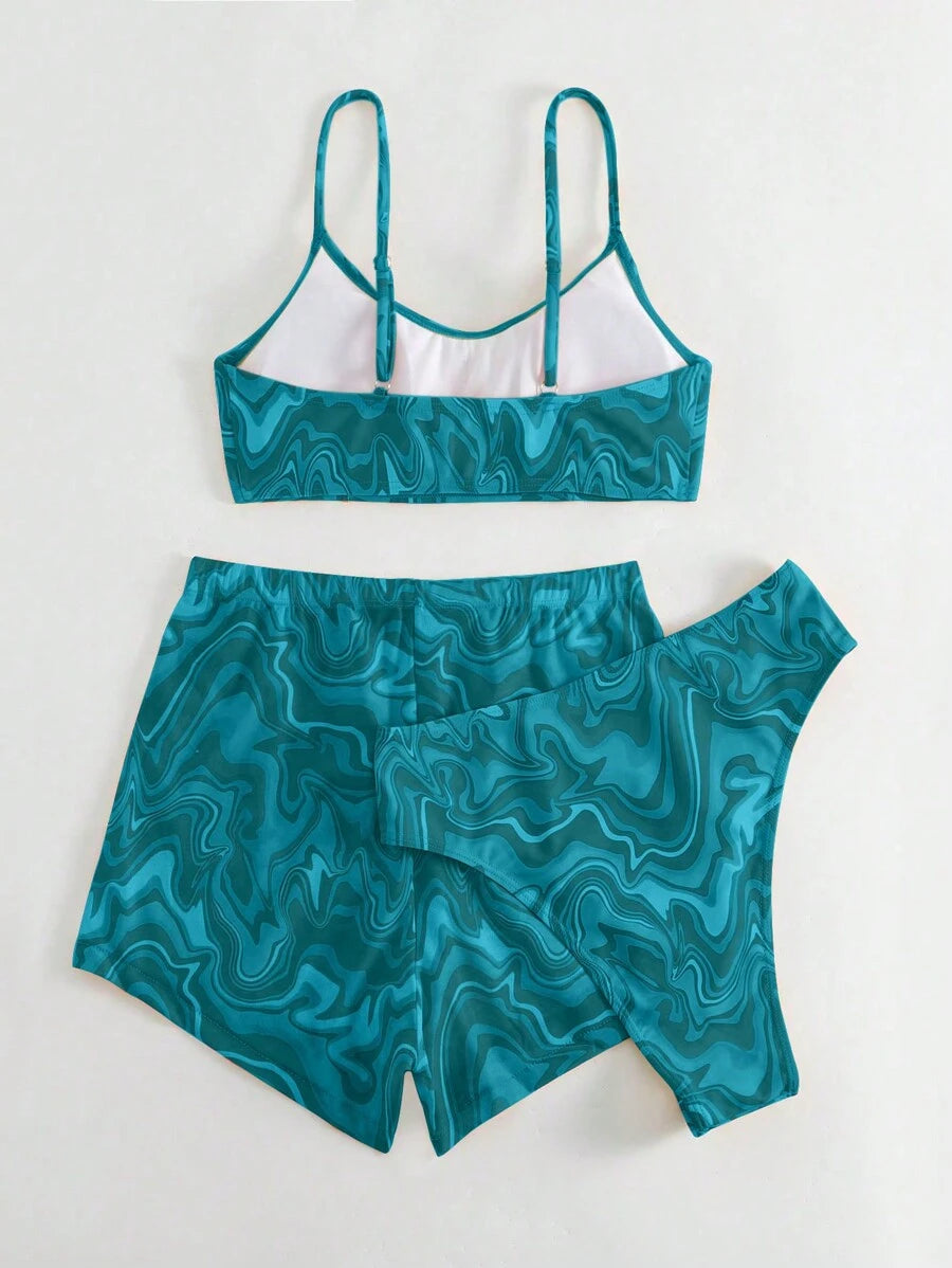 Conjunto Praia Ondas 3 Peças