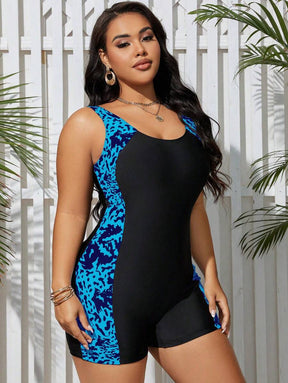 Maiô Shorts Modelador Plus Size