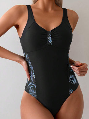 Maiô Modelador Black Tropic
