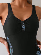 Maiô Modelador Black Tropic